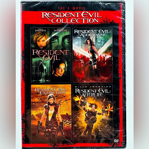 New. Resident Evil 4 Film Collection DVD Set - Picture 1 of 3